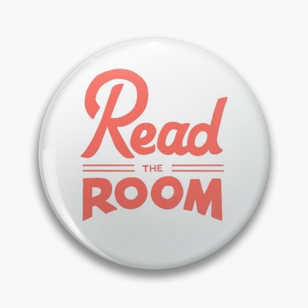 Item preview, Read The Room - Coral Red designed and sold by TheCurioTable.