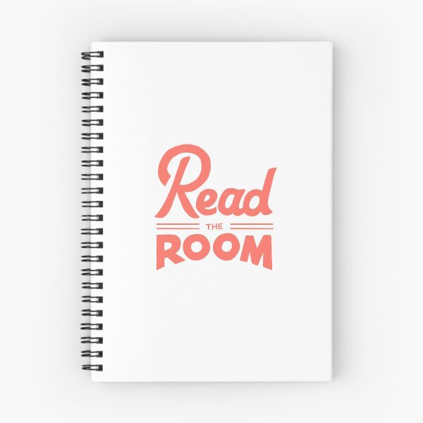 Item preview, Read The Room - Coral Red designed and sold by TheCurioTable.