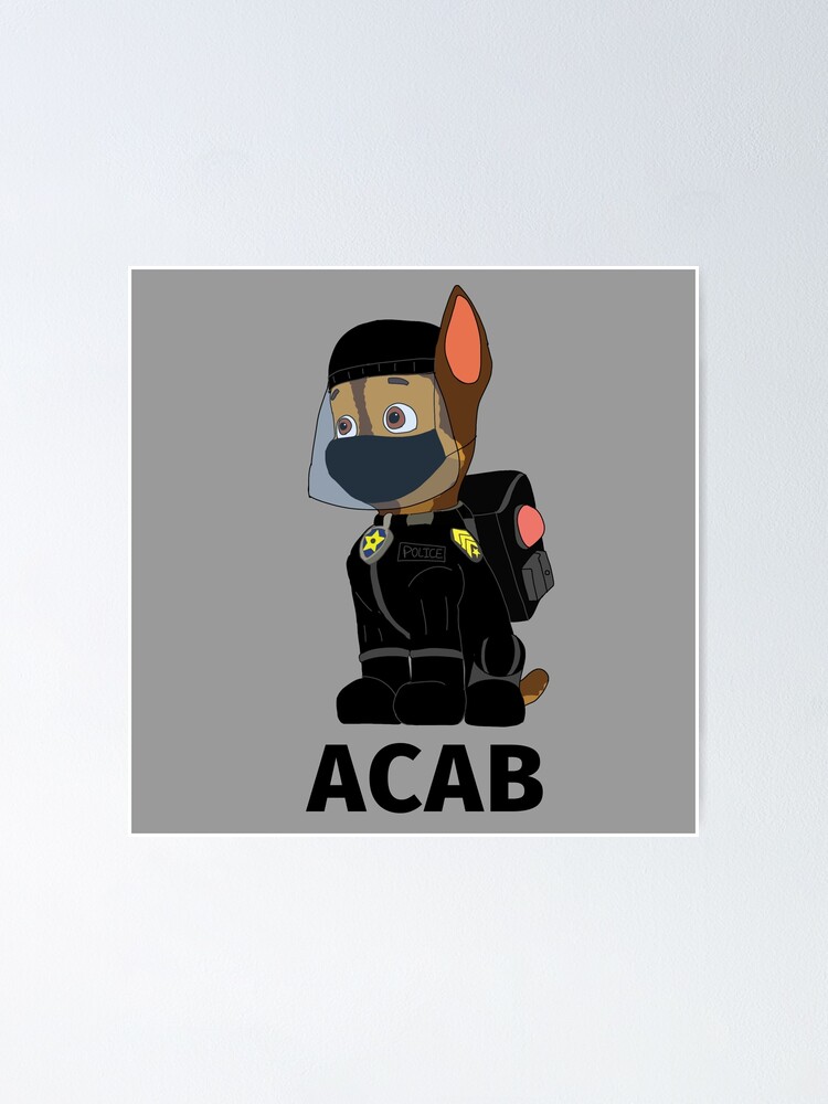 ACAB Paw Patrol Sticker Magnet for Sale by olivia122