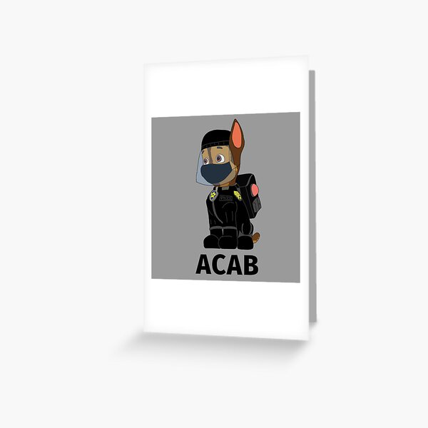  paw patrol black lives matter greeting card for sale by sedgewren