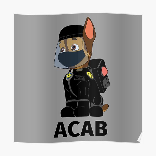  paw patrol black lives matter poster for sale by sedgewren redbubble