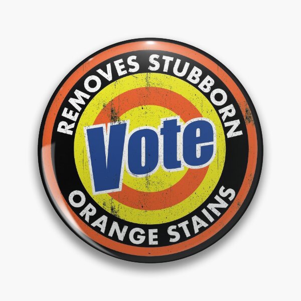 Item preview, Vote removes stubborn orange stains vintage style logo designed and sold by DzineMon.