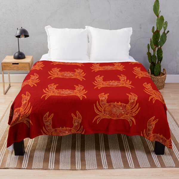 Item preview, Orange Paisley Crab   designed and sold by Emily Boynton.