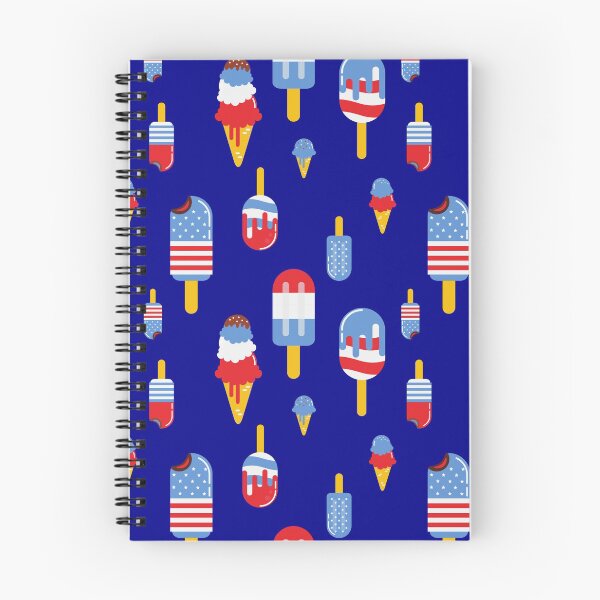 Item preview, Stars and Stripes Ice cream Cones and Popsicles designed and sold by AtarangiDesigns.