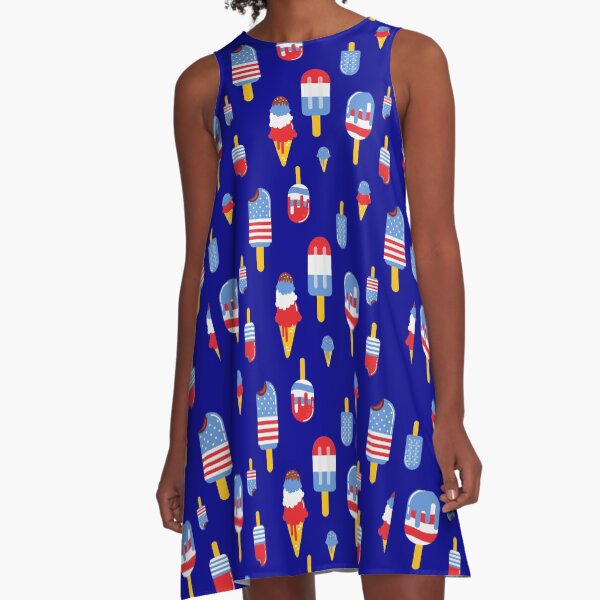 Vista previa del artículo con la obra «Barras y estrellas de helado y paletas», diseñado y vendido por AtarangiDesigns.
