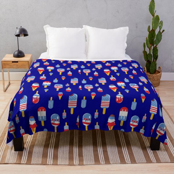 Item preview, Stars and Stripes Ice cream Cones and Popsicles designed and sold by AtarangiDesigns.