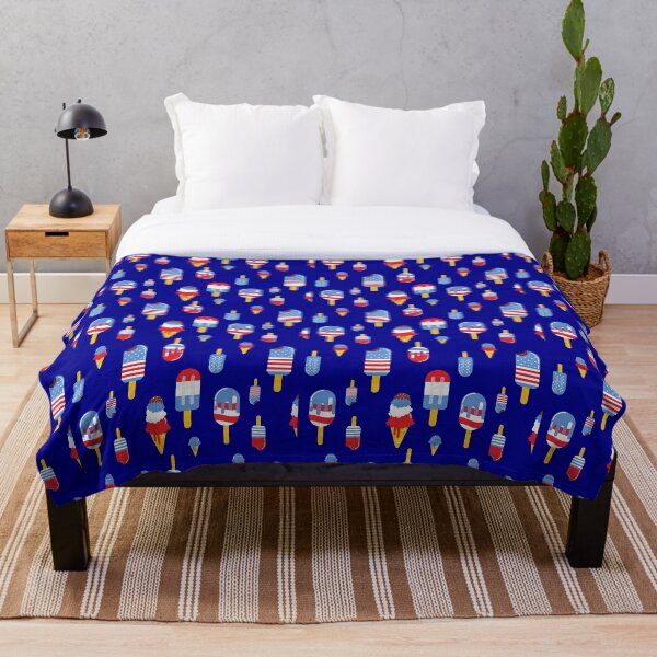 Item preview, Stars and Stripes Ice cream Cones and Popsicles designed and sold by AtarangiDesigns.