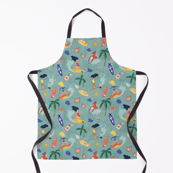 Item preview, Chica surfista verde designed and sold by Lidiebug.