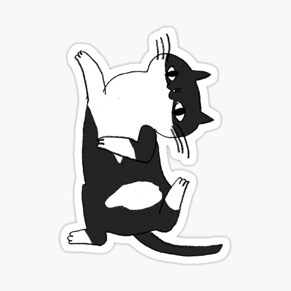 Tuxedo Cat Neko II x Mori Sticker
