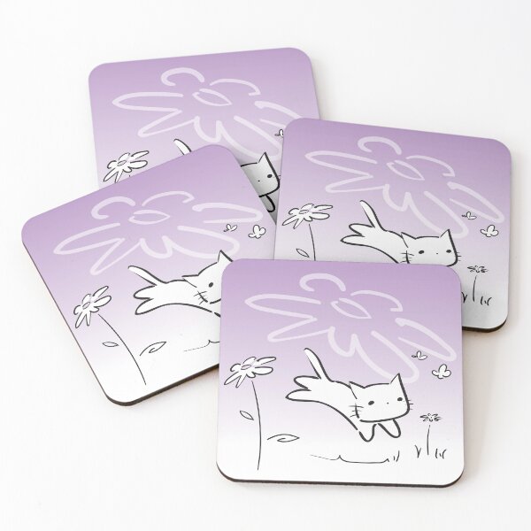 Item preview, kitten chasing butterflies designed and sold by bravescribbler.