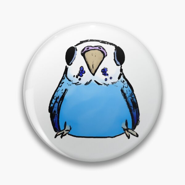 Artikelvorschau, Chunky Budgie Blue entworfen und verkauft von TheSaltedSlug.