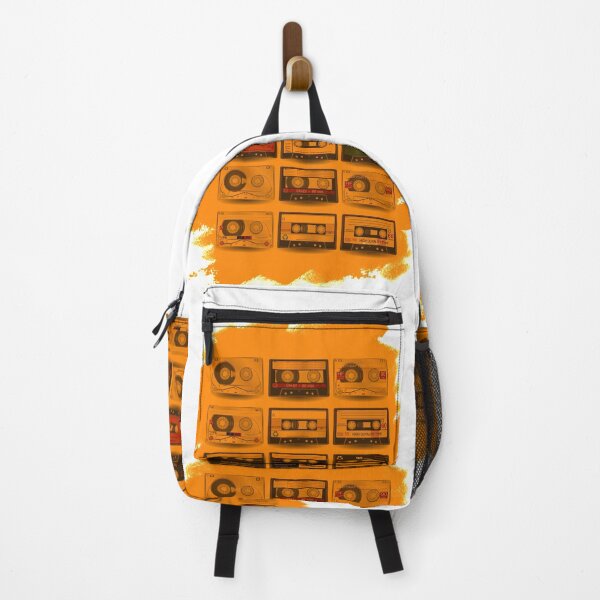 Item preview, Music Tapes Vintage ORANGE - digital paint by Iona Art Digital designed and sold by IonaArtDigital.
