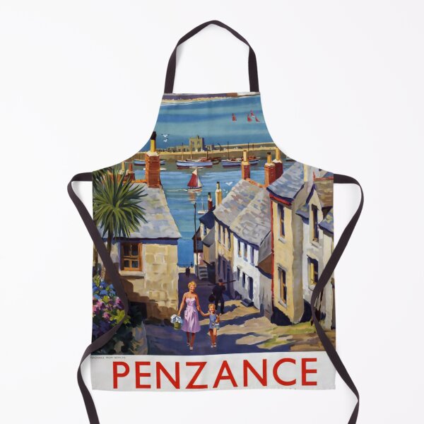 Item preview, Railway Poster Penzance designed and sold by stickart-marek.