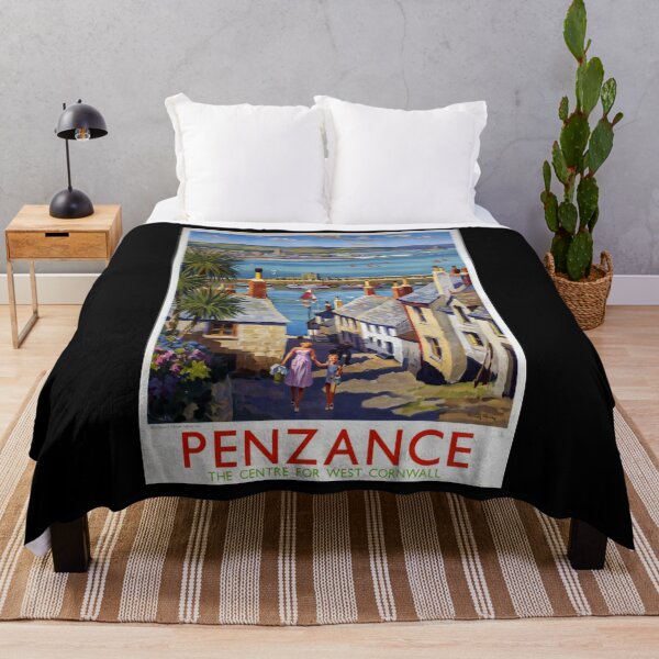 Item preview, Railway Poster Penzance designed and sold by stickart-marek.