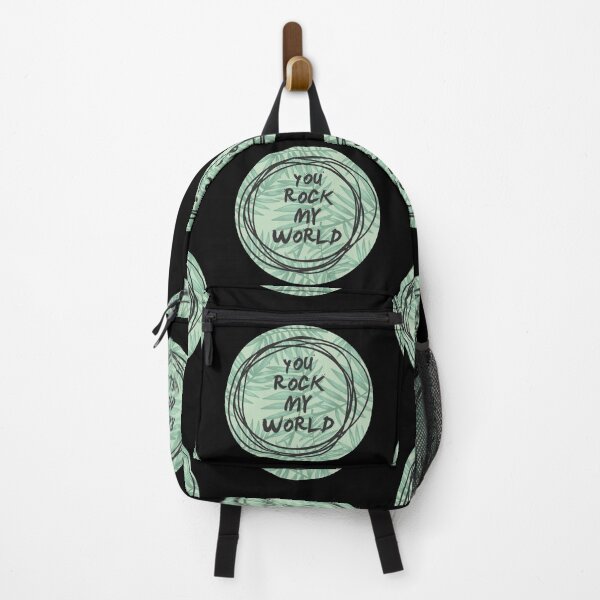 Item preview, You Rock My World! Light Green Vintage - digital paint by Iona Art Digital designed and sold by IonaArtDigital.