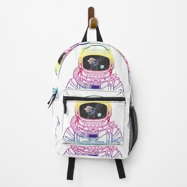 Item preview, RAINBOW SPACEMAN MEETS ASTEROID / Asteroid Day - digital art - by Iona Art Digital designed and sold by IonaArtDigital.