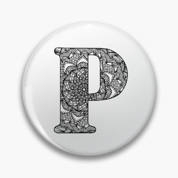 Item preview, Mandala Letter P designed and sold by lizashev.