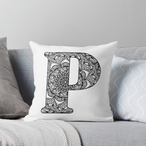 Item preview, Mandala Letter P designed and sold by lizashev.