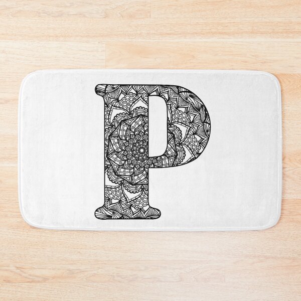 Item preview, Mandala Letter P designed and sold by lizashev.