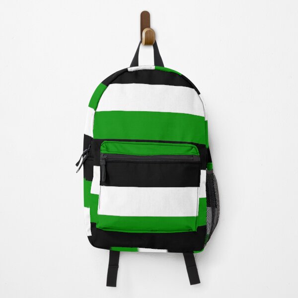 Item preview, Black, White, and Green Stripes designed and sold by FiveRedBats.