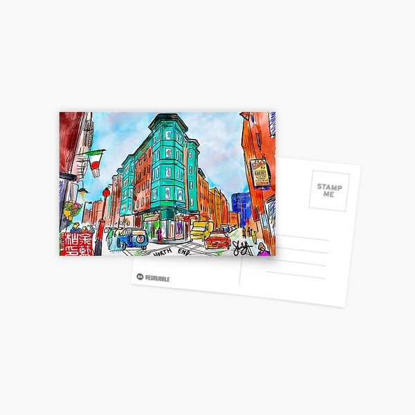 Item preview, North End, Boston designed and sold by shevdoodles.