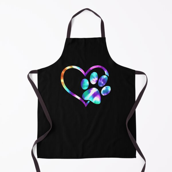 Item preview, Tie Dye Heart Paw Print  designed and sold by DigitalPie.