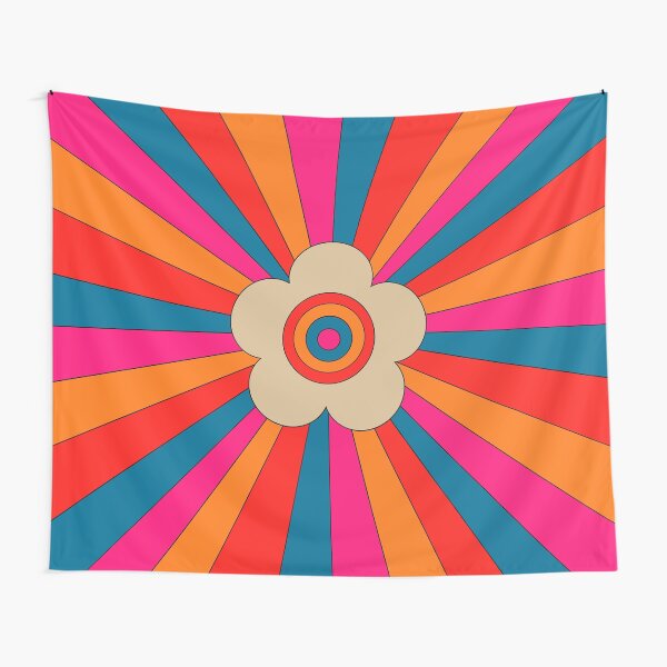 Flower Power Bus Tapestry