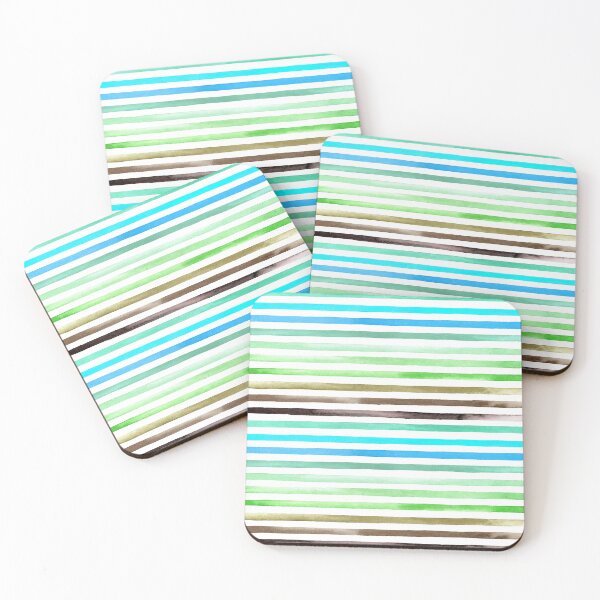 Item preview, River Turquoise Watercolor Pattern  designed and sold by DaisyMarroquin.
