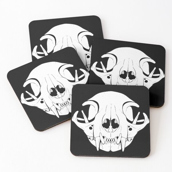 Item preview, Cat Skull designed and sold by Skullandashes.
