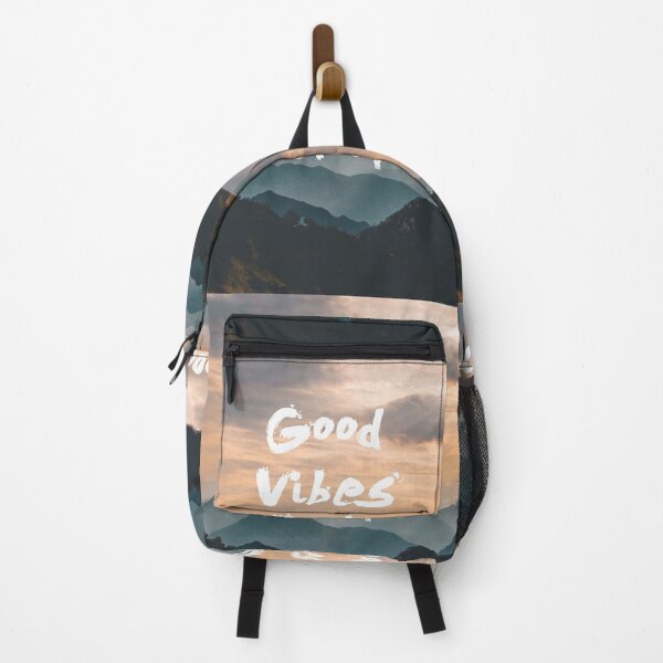 Item preview, GOOD VIBES ONLY / handwritten Landscape - white text - by Iona Art Digital designed and sold by IonaArtDigital.