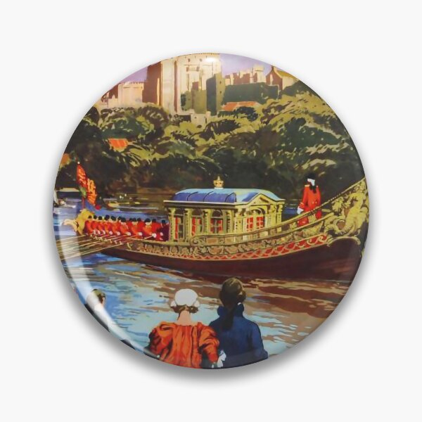 Item preview, Railway Poster Windsor designed and sold by stickart-marek.