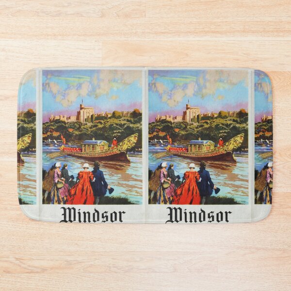 Item preview, Railway Poster Windsor designed and sold by stickart-marek.