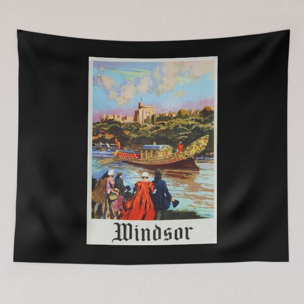 Item preview, Railway Poster Windsor designed and sold by stickart-marek.