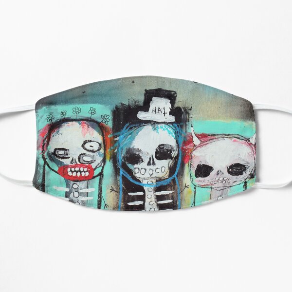 New Orleans Bone Gang Flat Mask