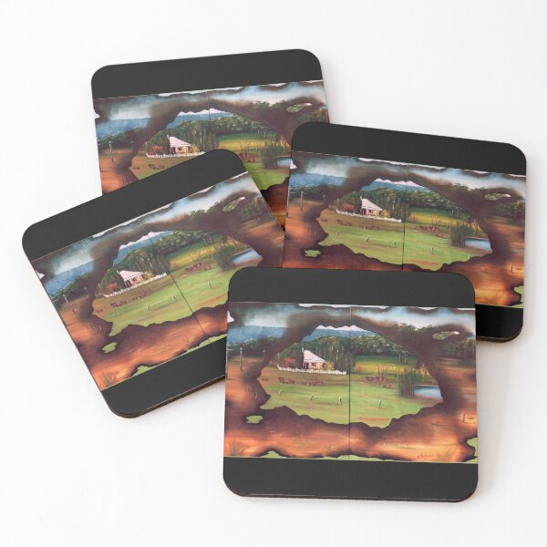Item preview, Spring to Summer Australian Outback - diptychs - imaginary - ed01 designed and sold by Elisabeth Dubois.