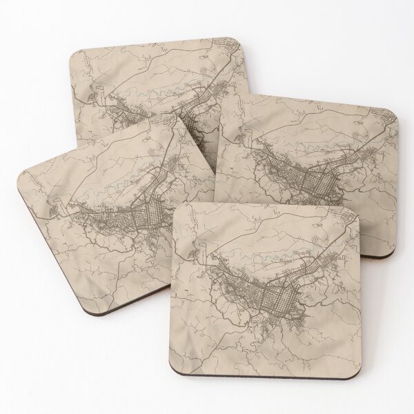 Item preview, Popayan Sepia Map designed and sold by CPTVDesign.