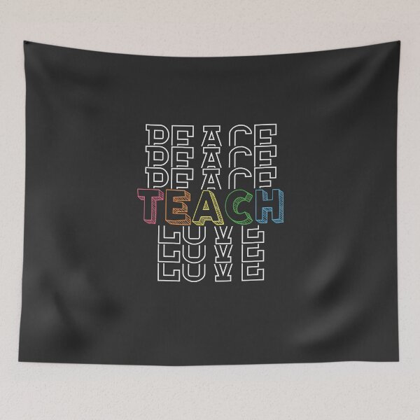 Item preview, Peace Teach Love designed and sold by Katey1285.