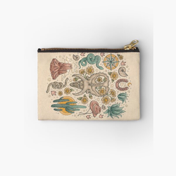 Item preview, The Desert Sunflowers | Dinosaur Southwest Adventure Art | Natural History Explorer designed and sold by OMEGAFAUNA.