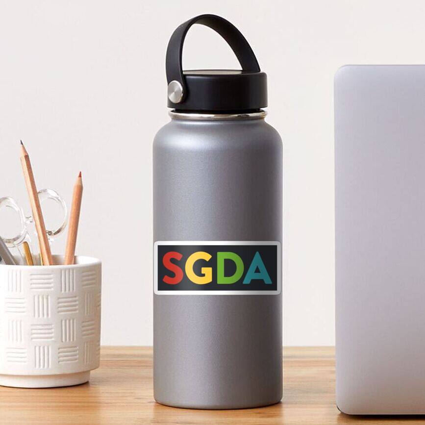 SGDA Horizontal Logo Sticker