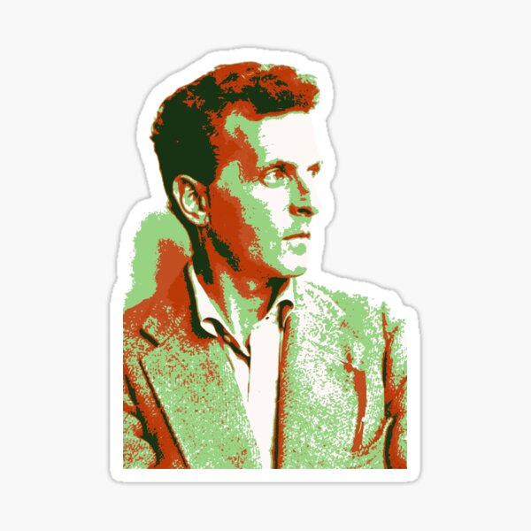 Wittgenstein - Copper/Mint Sticker