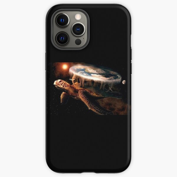 Flat Earth Turtle iPhone Tough Case