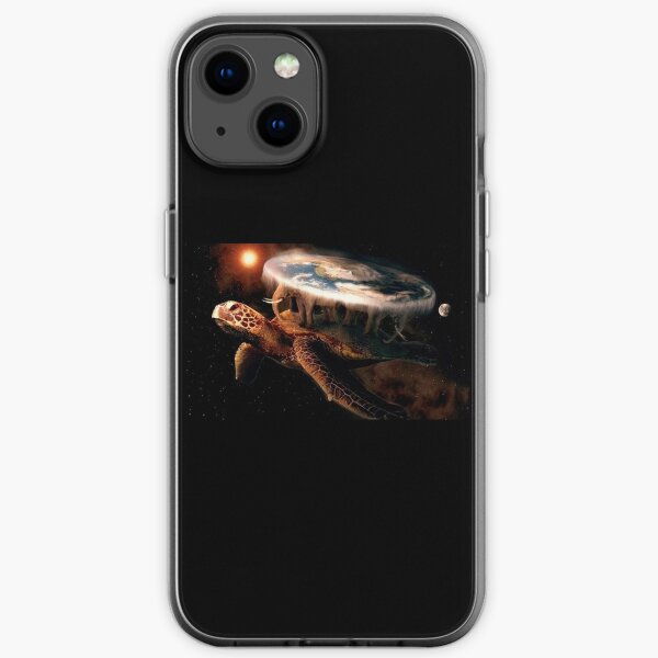 Flat Earth Turtle iPhone Soft Case