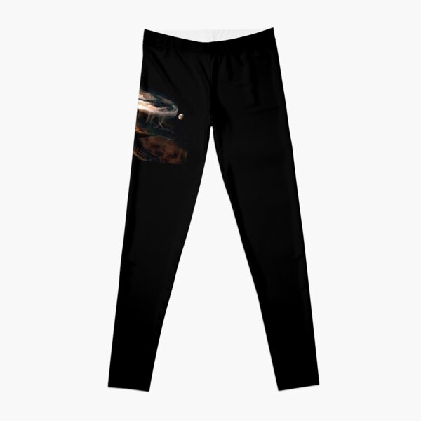 Flat Earth Turtle Leggings