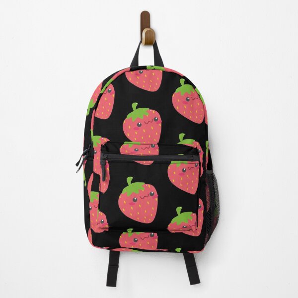 Item preview, Cute Kawaii Strawberry Design, Mask, Backpack, Apron designed and sold by TwistedTeeCo.
