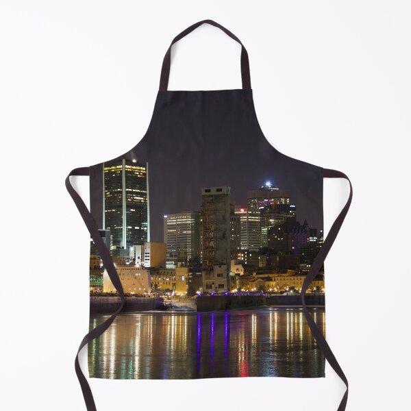 Item preview, Montreal Old Port at night designed and sold by louishay.