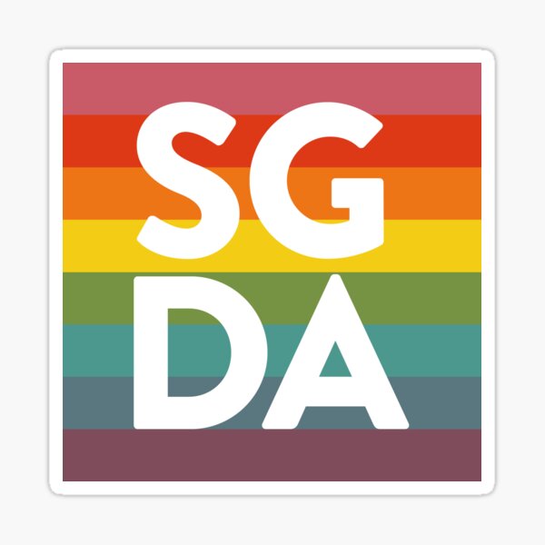SGDA Pride Logo Sticker