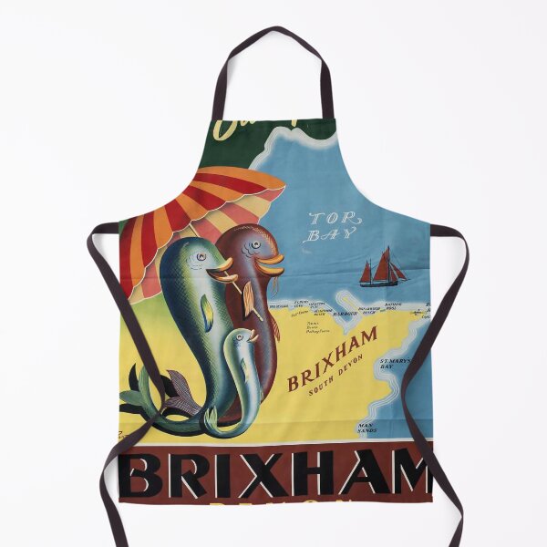 Item preview, Railway Poster Brixham designed and sold by stickart-marek.