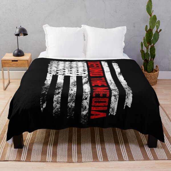 Item preview, Defund The Media - Vintage American Flag Retro Distressed designed and sold by Sutra-Lotus-Co.