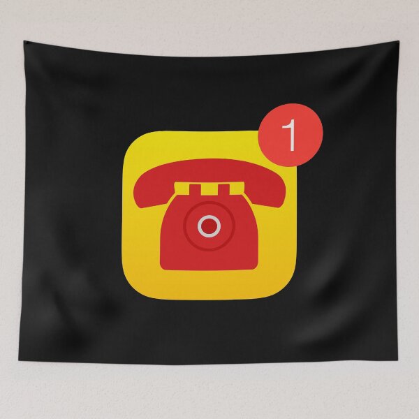 Item preview, BATPHONE  app notification West designed and sold by LuksTEESred.