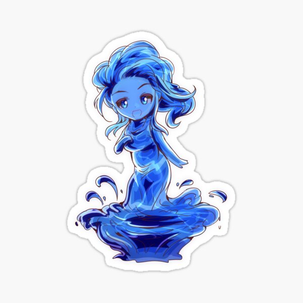  Naia the nymph-water version Sticker